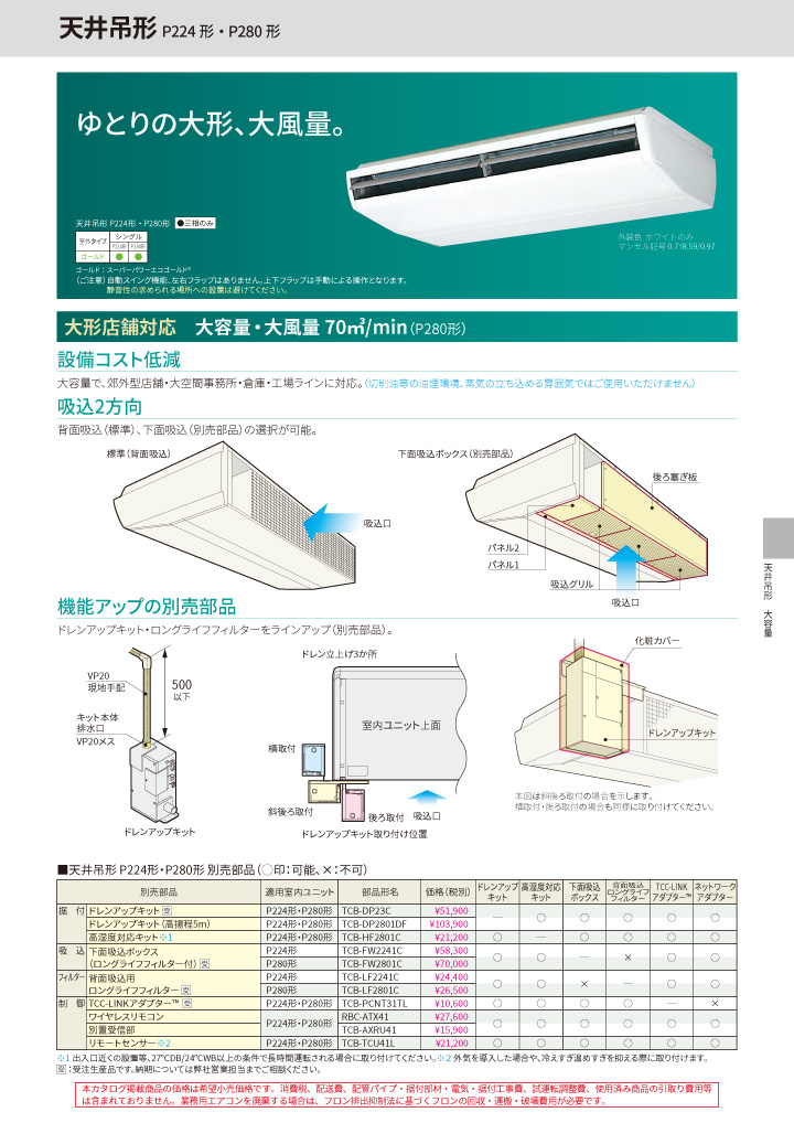 GCSA28014MUBカタログ